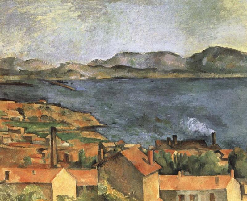 Paul Cezanne Marseilles Bay France oil painting art